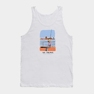 Fisherman in las palmas de Gran Canaria Canary Islands Spain travel Tank Top